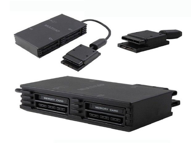 &uu MULTITAP PS2 ADAPTADOR PARA JOYSTICK Y MEMORIA PARA 4 JUGADORES