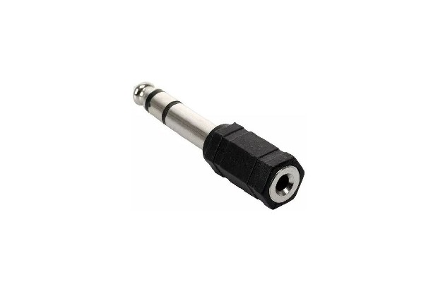 &u+ ADAPTADOR PLUG MACHO 6.5MM A HEMBRA 3.5MM