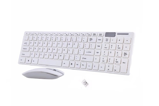 &u++ KIT TECLADO PC + MOUSE INALAMBRICO SLIM K06