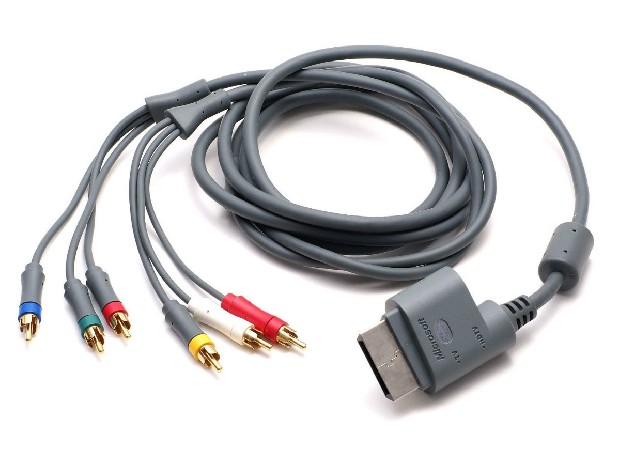 &uu CABLE XBOX COMPONENTE DE 1,80M