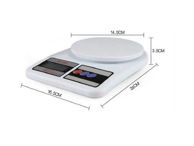 &uu BALANZA DIGITAL DE COCINA 1GR A 7KG SF-400