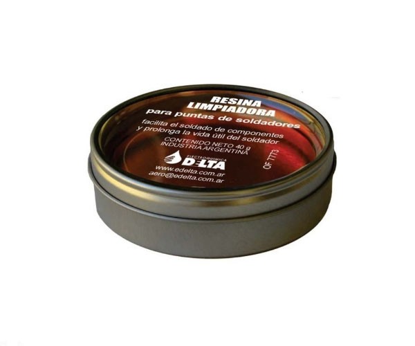 &uu RESINA LIMPIEZA PARA SOLDADOR 50G DELTA 40GR
