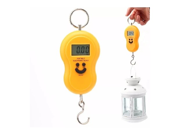 &uu BALANZA DIGITAL PORTATIL ELECTRONICA 50 KG EQUIPAJE
