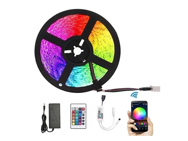 &u+ TIRA LED 5 MTS RGB 5050 BLUETHOOT (9005)