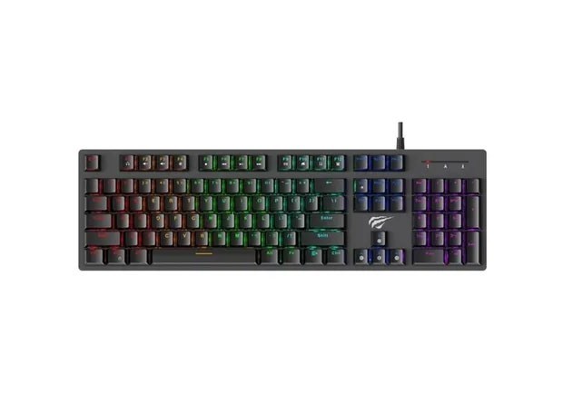&u+ TECLADO PC GAMER MULTIFUNCION ILUMINADO HAVIT KB858L
