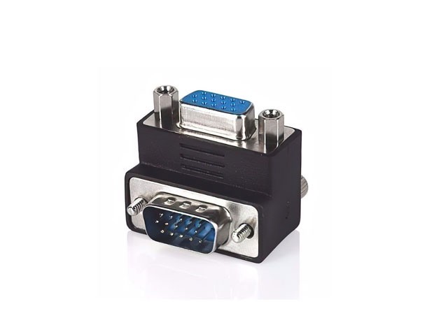 &u+ ADAPTADOR VGA MACHO A VGA HEMBRA EN FORMA DE L