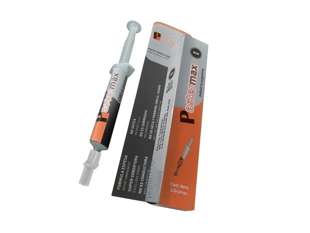 &uu PASTA TERMICA JERINGA 4GR PASTERMAX G60