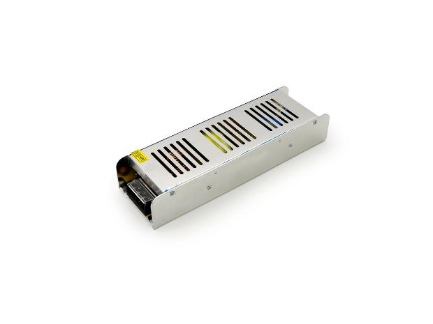 &u++ FUENTE METALICA ILUMINACION Y SEGURIDAD 12V 20A L-250-12