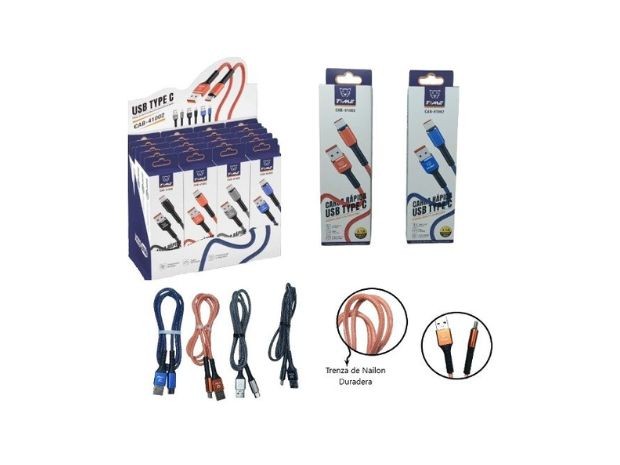 &u++ CABLE CARGADOR TIPO C 3.1A CAB-41002