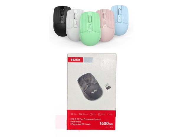 &ua MOUSE PC INALAMBRICO + BLUETHOOT RECARGABLE DN-N616