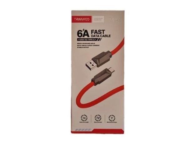 &u++ CABLE CARGADOR V8 TRANYCO 6A 1MTS T-S19V