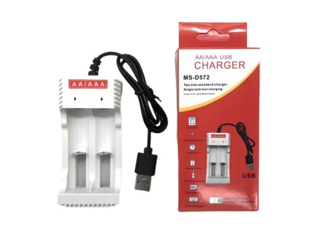&u++ CARGADOR PILA AA Y AAA MS-D572 (6505)