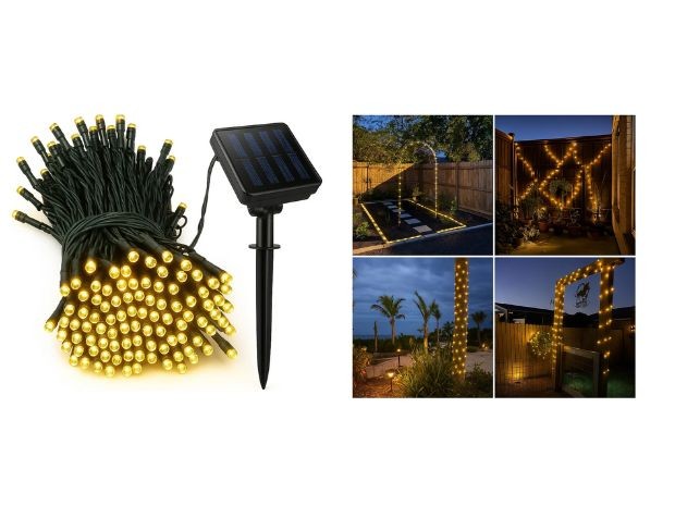 &u++ GUIRNALDAS EXTERIOR SOLAR LED 10M HCP163