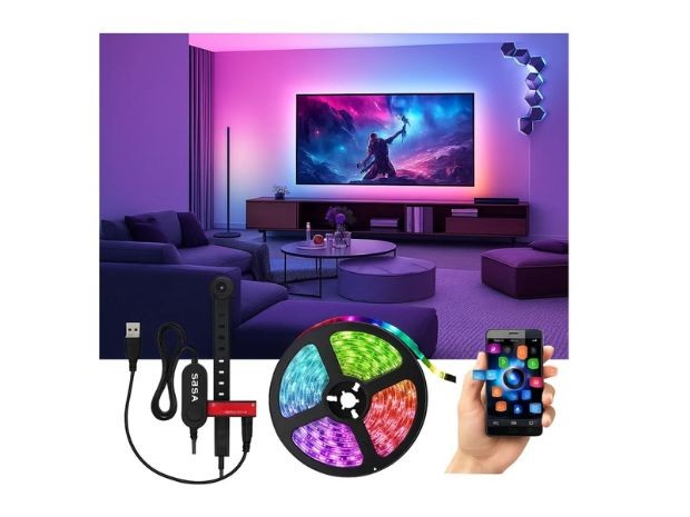 &uu TIRA LED (5050) + DETECCION DE COLOR 4MT LED-CP1101