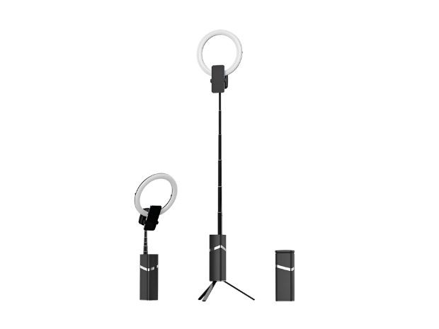 &u++ PANEL LED LUZ RGB PLEGABLE + TRIPODE + CONTROL LED-HX1501