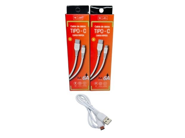 &uu CABLE CARGADOR TIPO C 6A CABM59