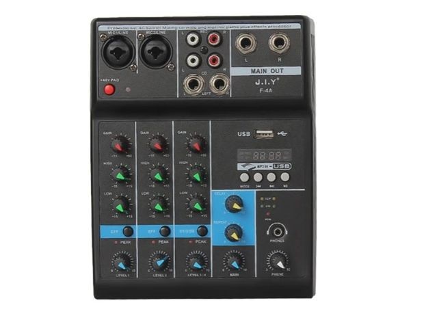 &uu MIXER MEZCLADORA DE AUDIO F-4A