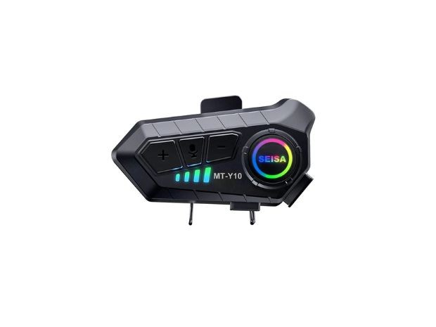 &uu INTERCOMUNICADOR BT MOTO CASCO CON LUCES MT-Y10