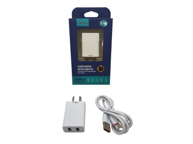 &uu  CARGADOR CELULAR TIPO C 3.1A INOVA DESMONTABLE CAR-3100C