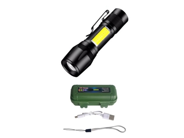 &uu LINTERNA TACTICA LED MILITAR RECARGABLE XY-D513