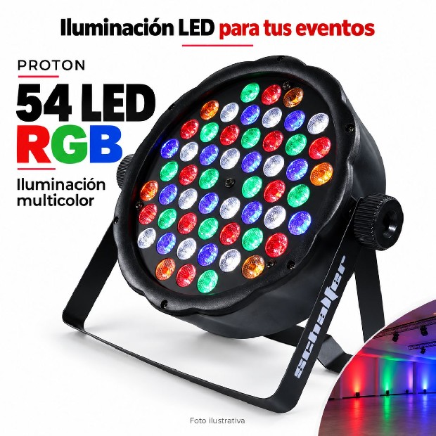 &ua PROYECTOR LASER LUZ PROTON 45 LED RGB P-54