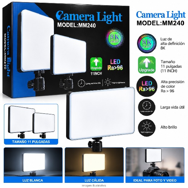 &ua PANEL LED 23X16 CM MM240 240 LEDS + CONTROL