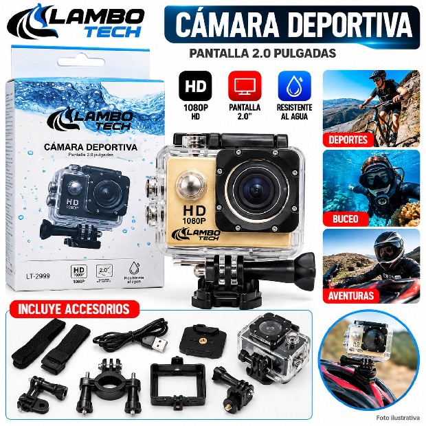 &ua CAMARA DEPORTIVA SUMERGIBLE 