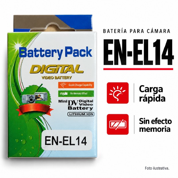 &ua BATERIA EN-EL14